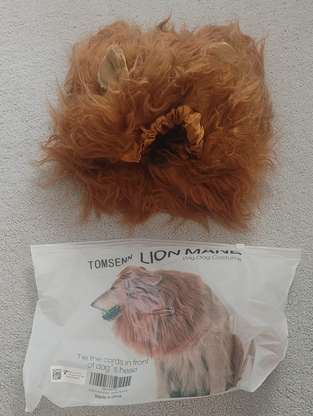 Lions Mane Halloween Costume For Dogs